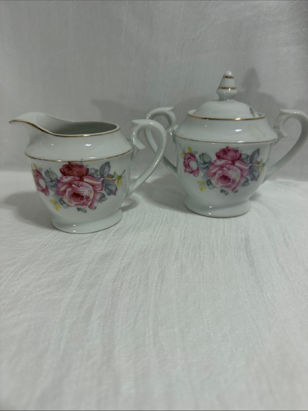 UCAGCO China Sugar & Creamer Set Made in Japan